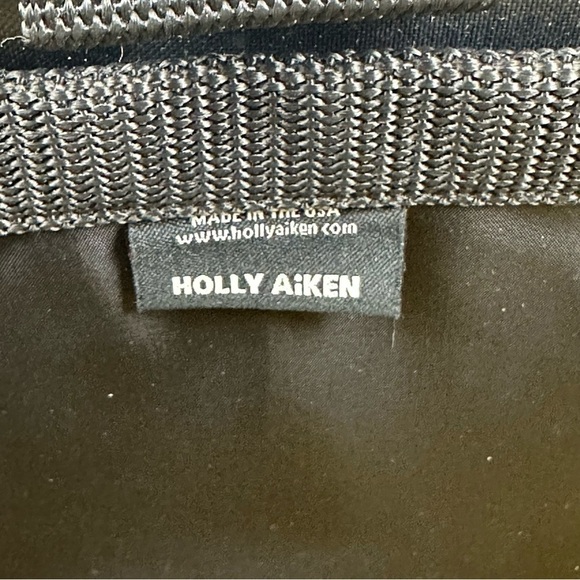 Holly Aiken Handbag Yellow Tan Canvas Geometric Purse Shoulder Bag Womens‎ - Picture 14 of 16